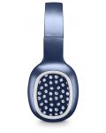 Bežične slušalice Cellularline - MS Basic Shiny Pois, plave - 2t